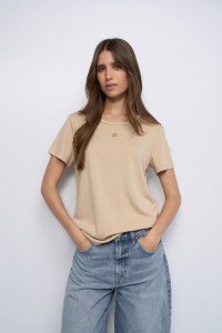 T-SHIRT COM LUREX