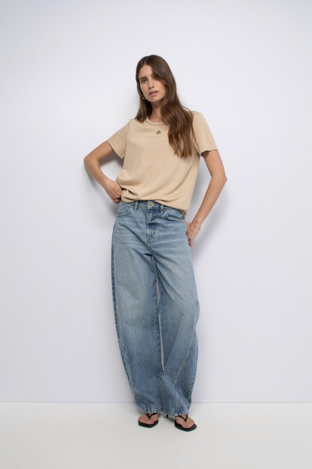 T-SHIRT MET LUREX