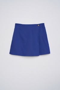 SKORT LIGHTDENIM COM LINHO