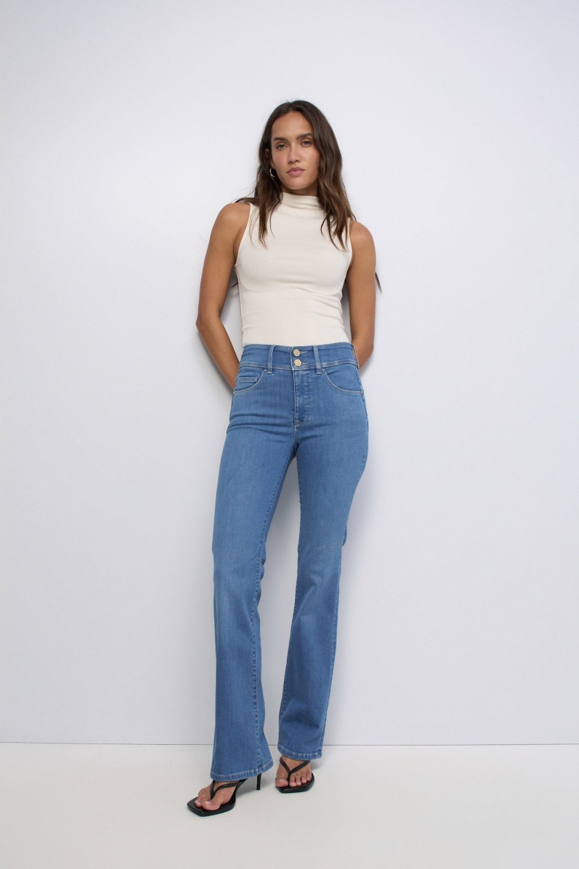 JEANS SECRET PUSH IN BOOTCUT SOFT TOUCH