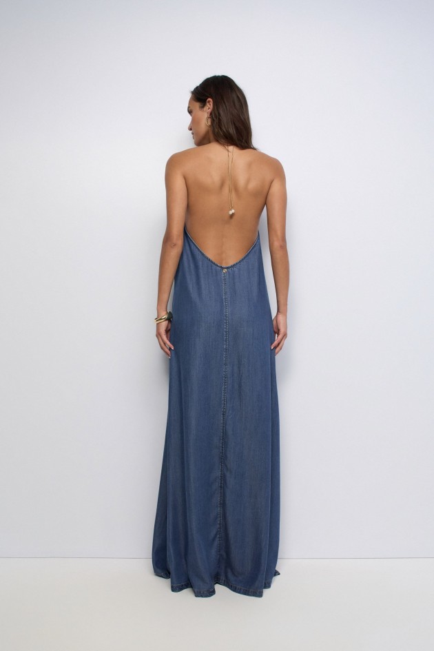 VESTIDO EM LIGHTDENIM