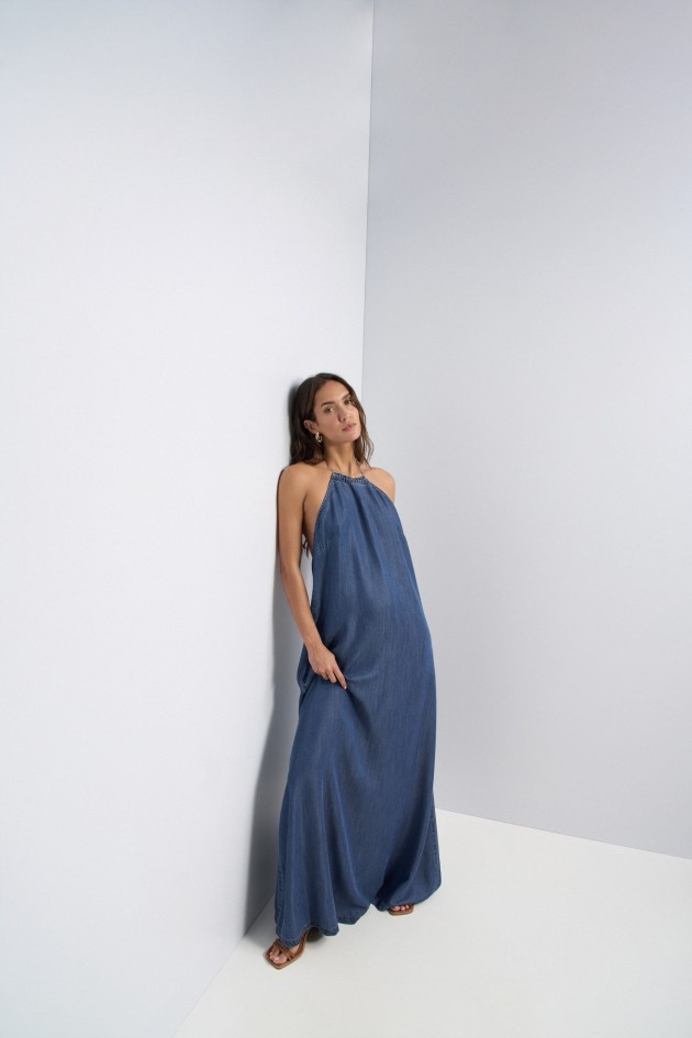 VESTIDO EM LIGHTDENIM
