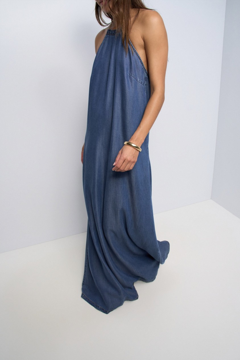 KLEID AUS LIGHTDENIM