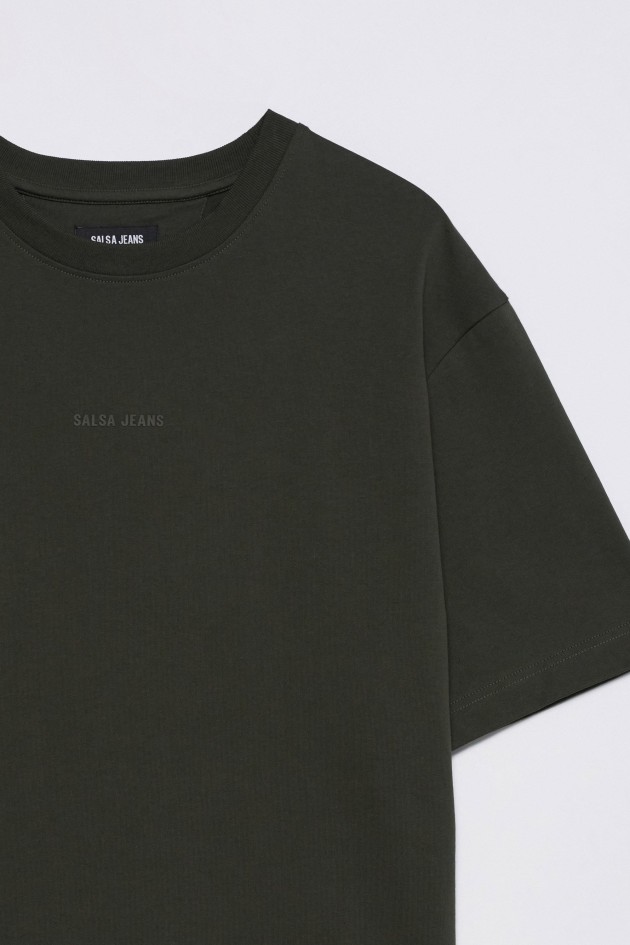 T-SHIRT WITH BACK EMBROIDERY