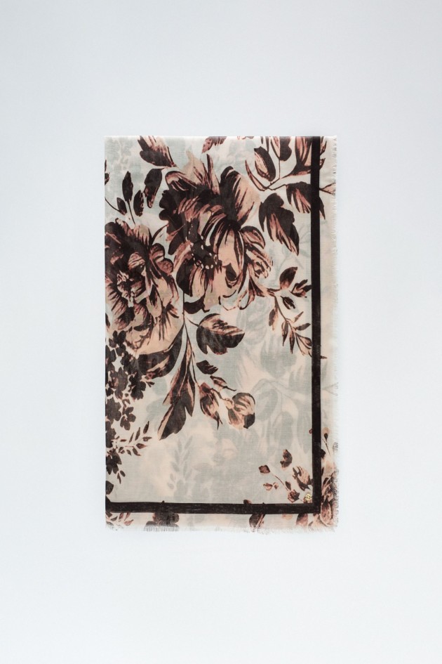 �CHARPE COM PADR�O FLORAL