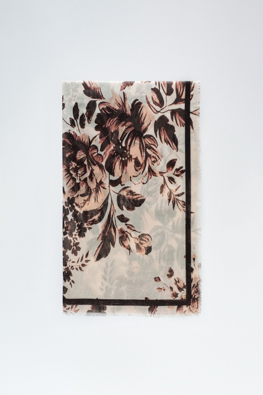 �CHARPE COM PADR�O FLORAL