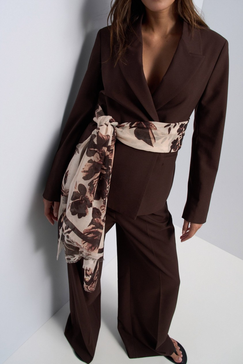 �CHARPE � MOTIF FLORAL