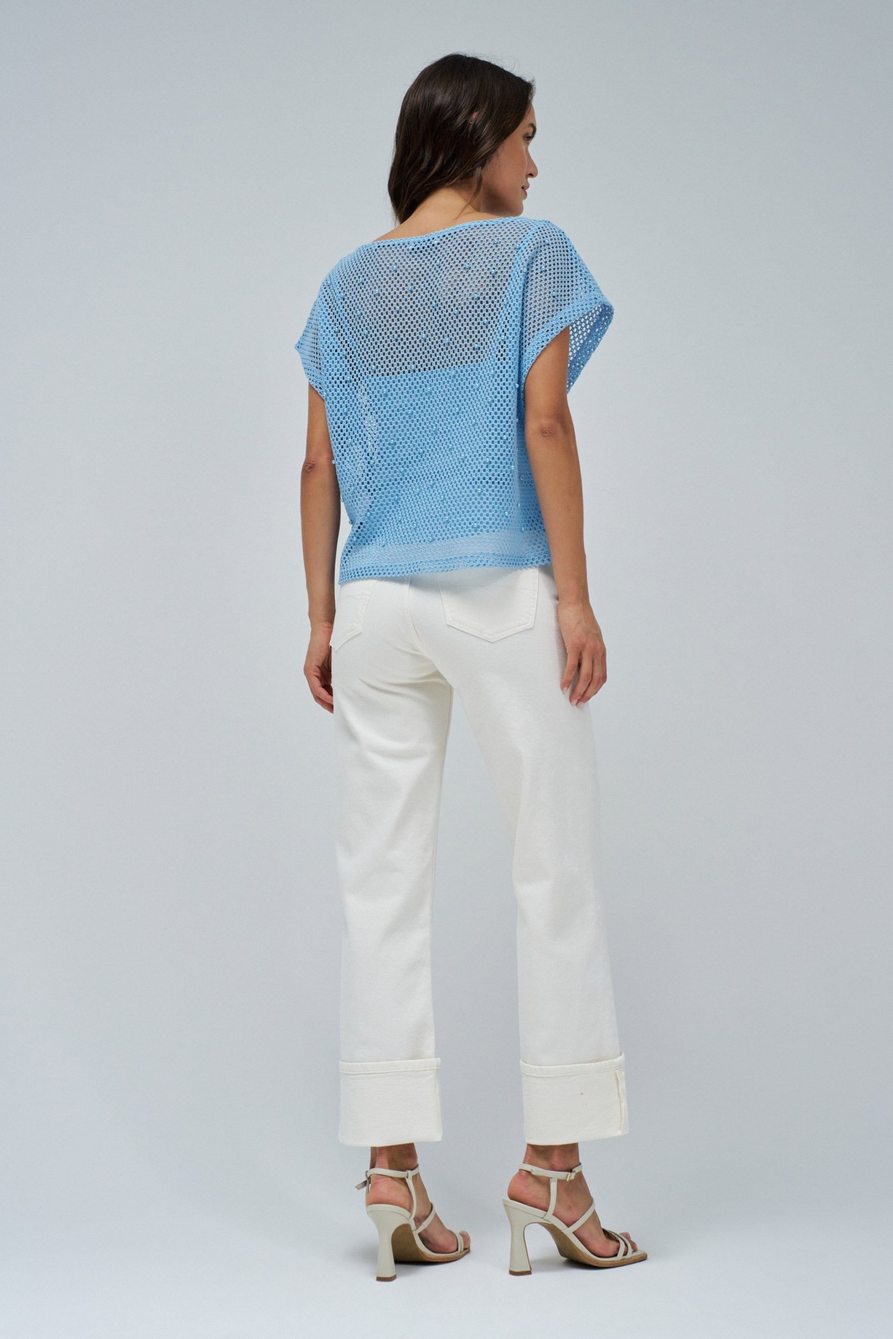 T-SHIRT EM CROCHET