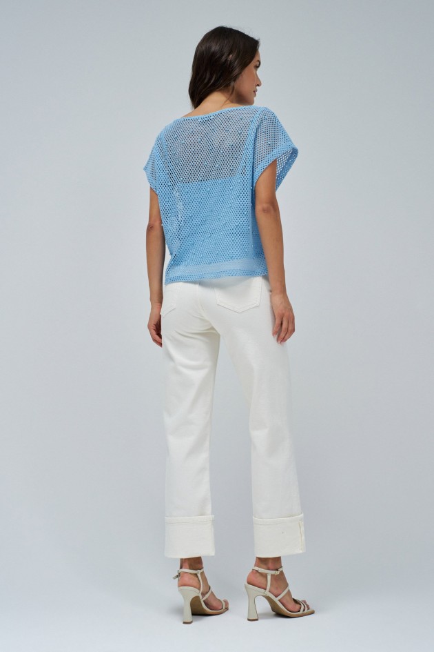 T-SHIRT EN CROCHET