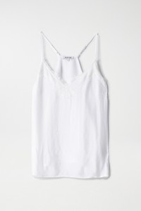TOP DE SAT�N CON DETALLE DE ENCAJE