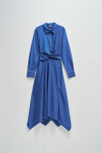 VESTIDO MIDI ASSIM�TRICO