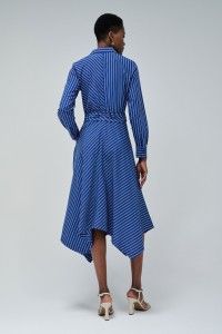VESTIDO MIDI ASSIM�TRICO