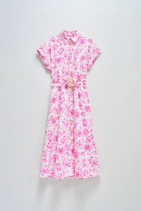 VESTIDO CAMISEIRO EM BORDADO INGL�S