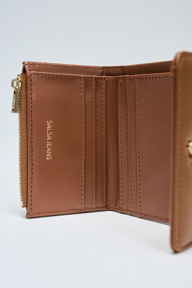 PORTEFEUILLE EFFET CUIR