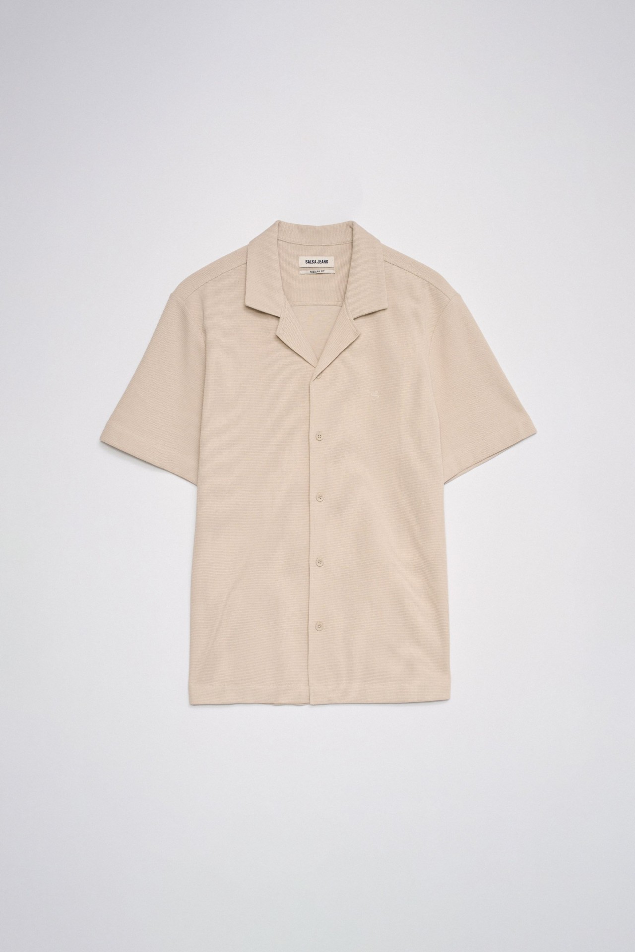 CHEMISE TEXTUR�E � MANCHES COURTES