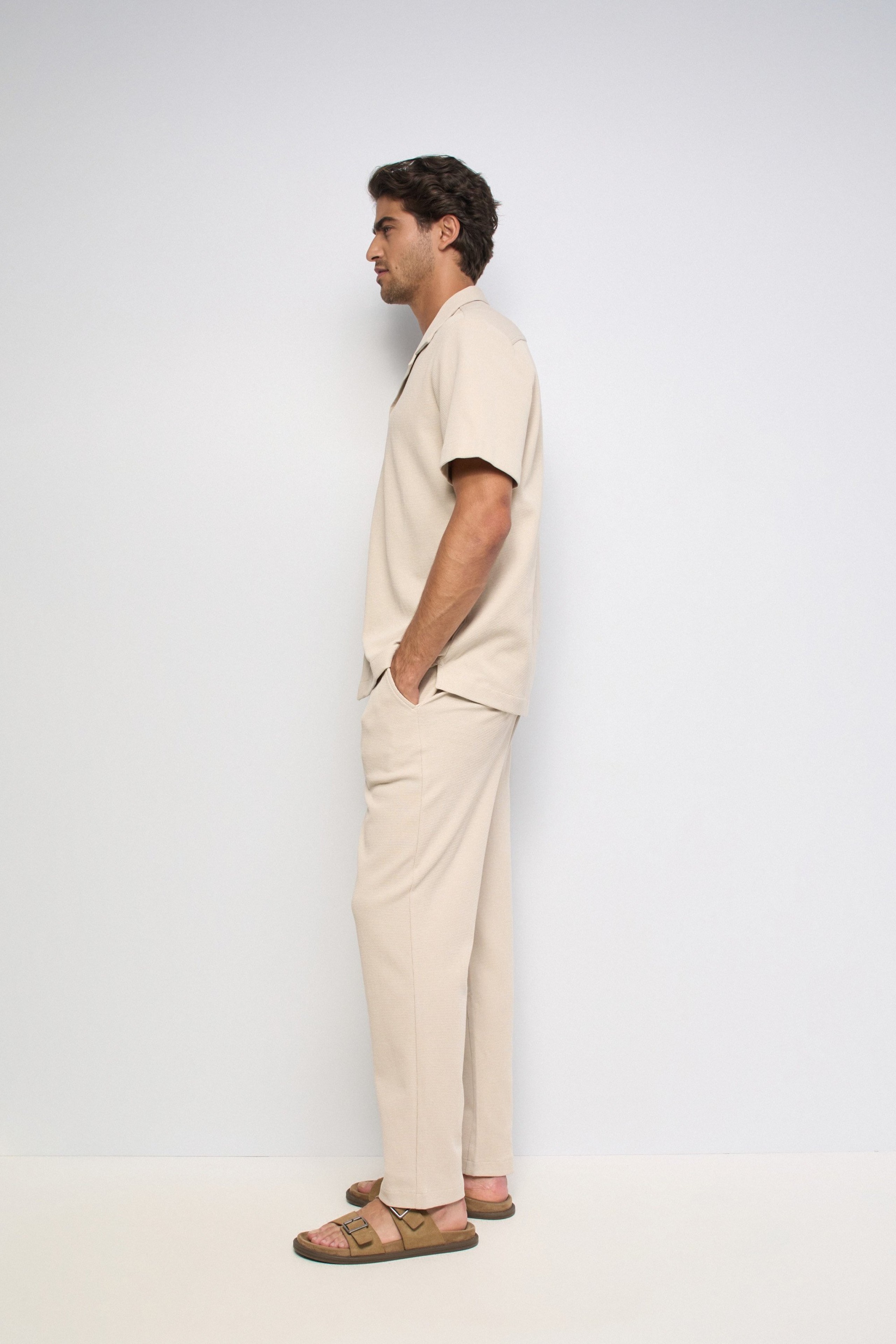 JOGGINGBROEK MET TEXTUUR