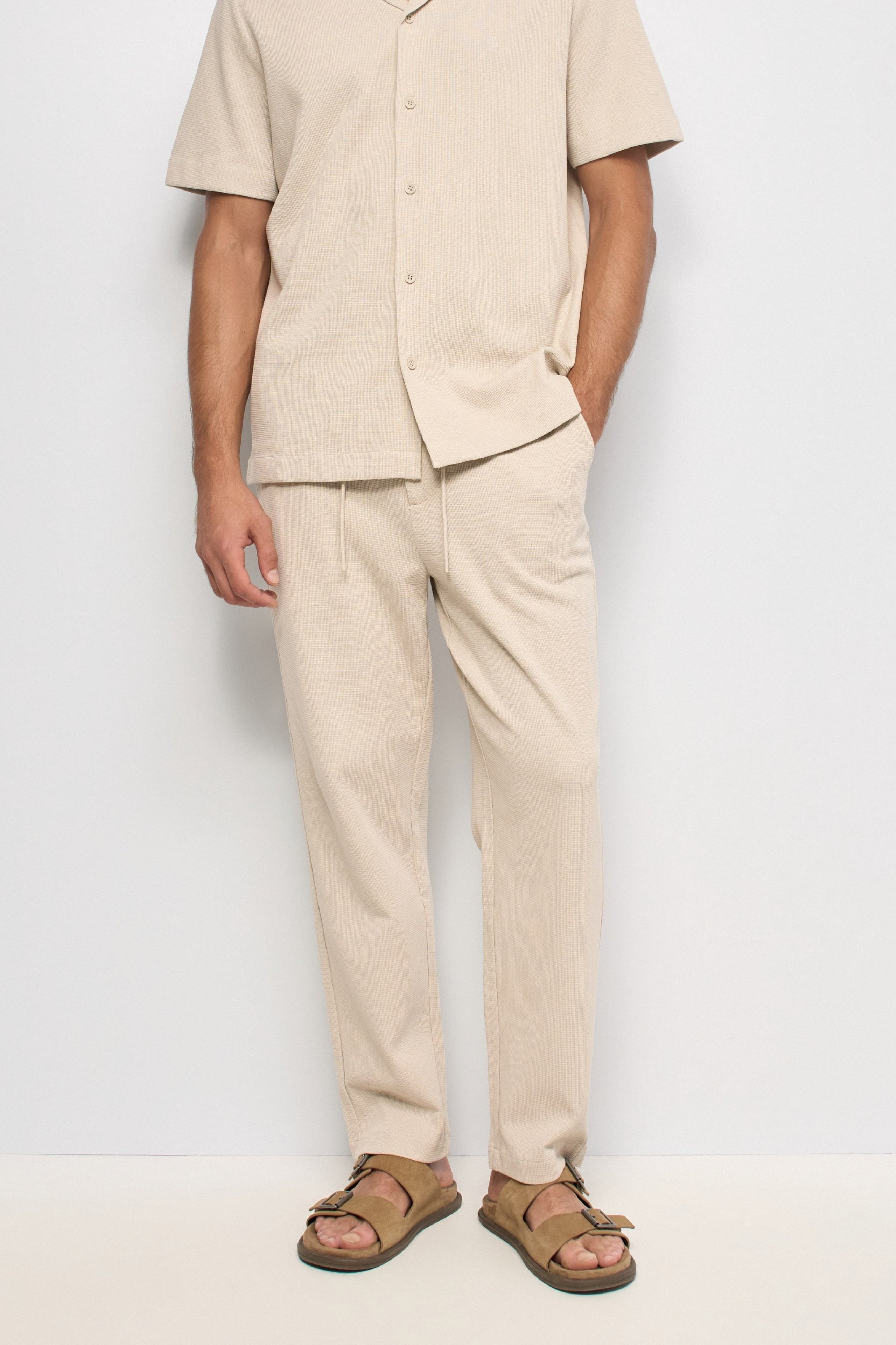 JOGGINGBROEK MET TEXTUUR
