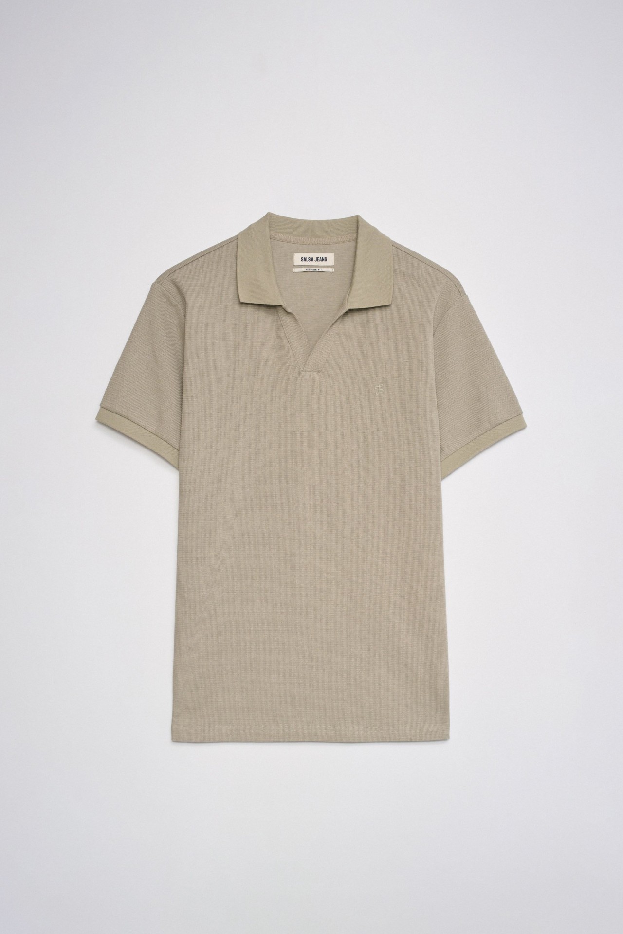 TEXTURED POLO SHIRT