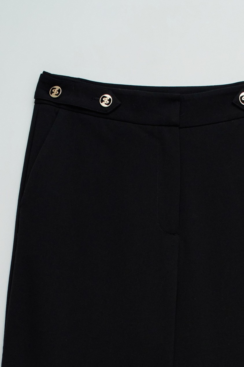 STOFFHOSE MIT STRAIGHT LEGS