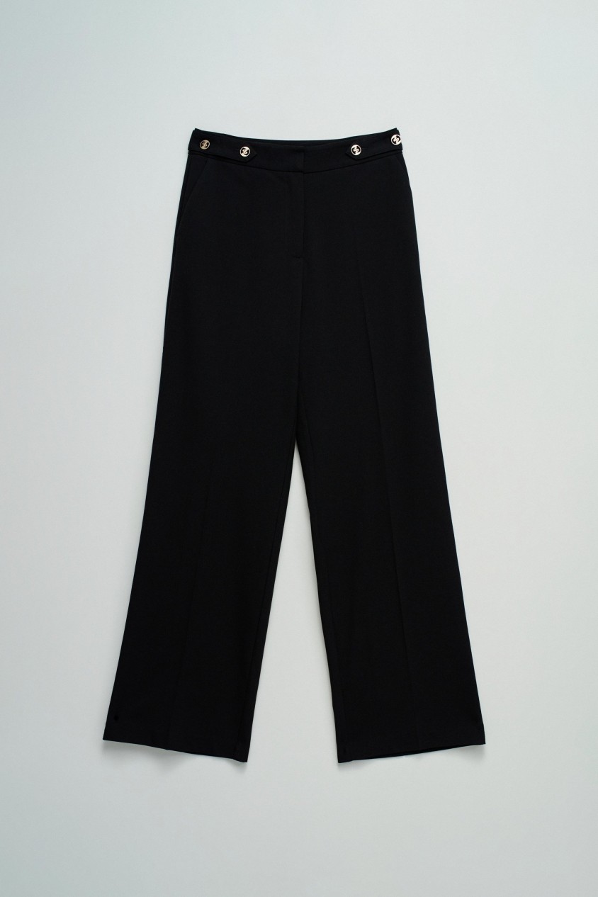 STOFFHOSE MIT STRAIGHT LEGS