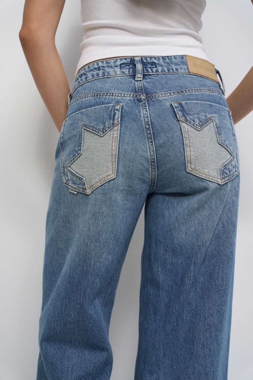 JEANS LOW RISE WIDE
