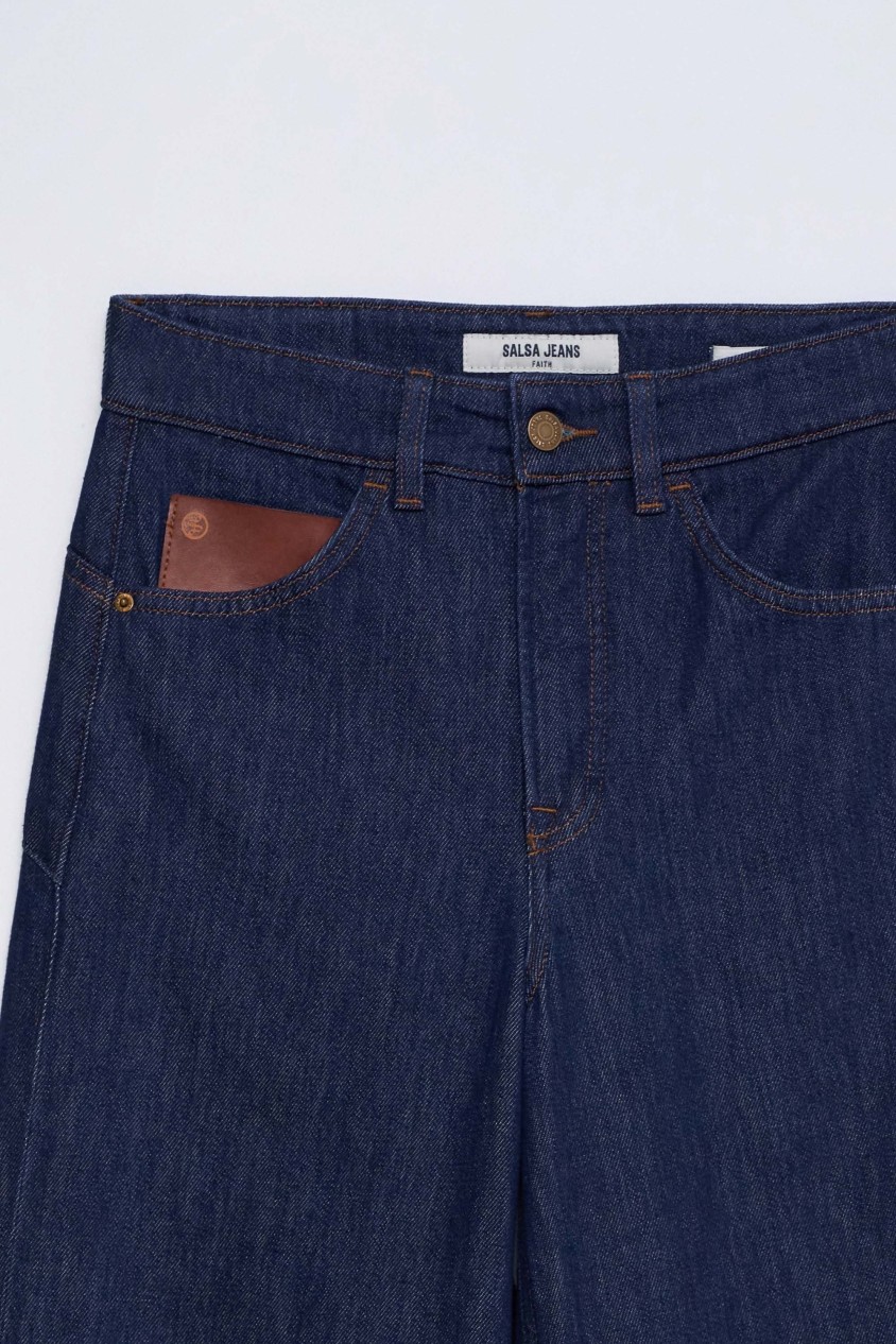 FAITH PUSH IN WIDE JEANS