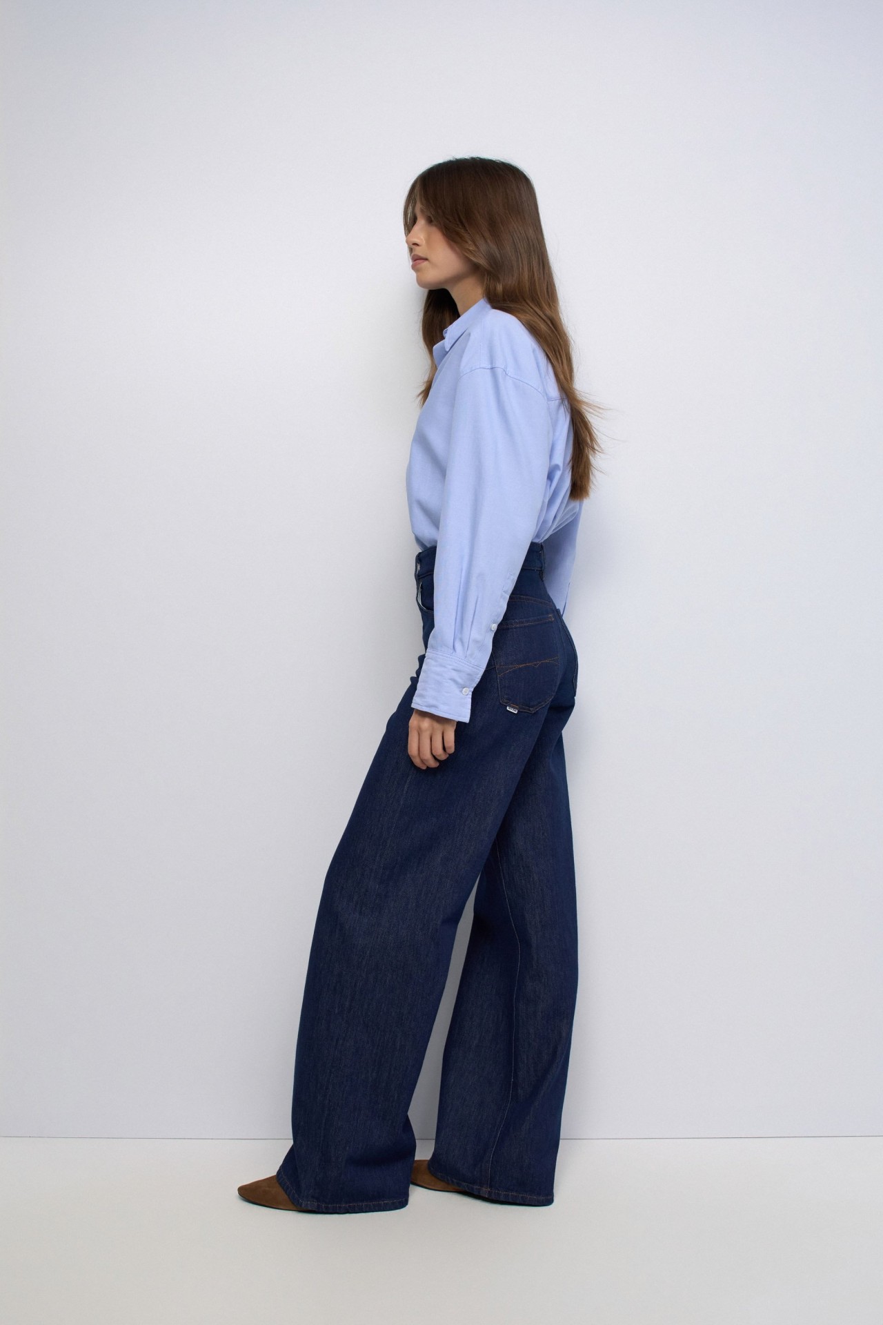 FAITH PUSH IN WIDE JEANS