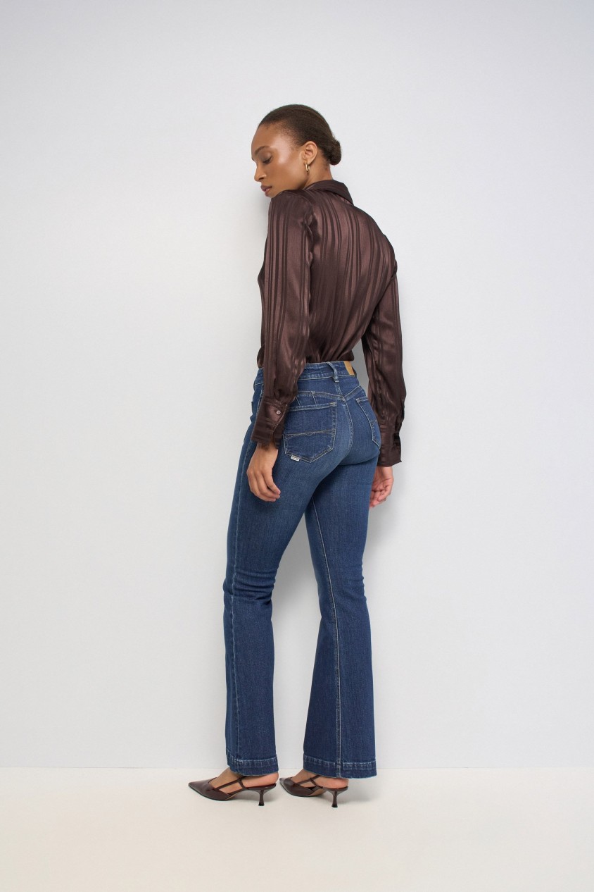 DESTINY PUSH UP FLARE JEANS