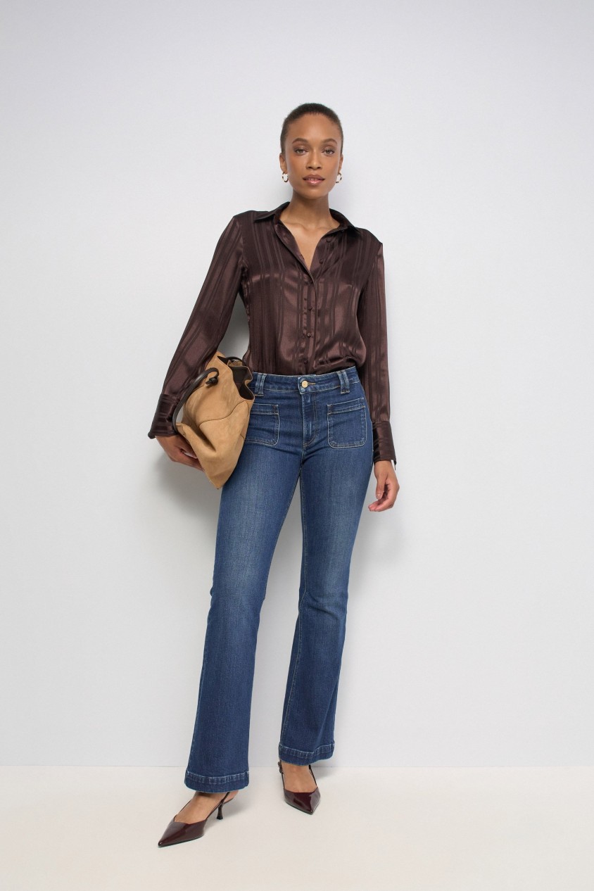 DESTINY PUSH UP FLARE JEANS