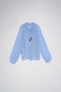 BLOUSE MET RUCHES