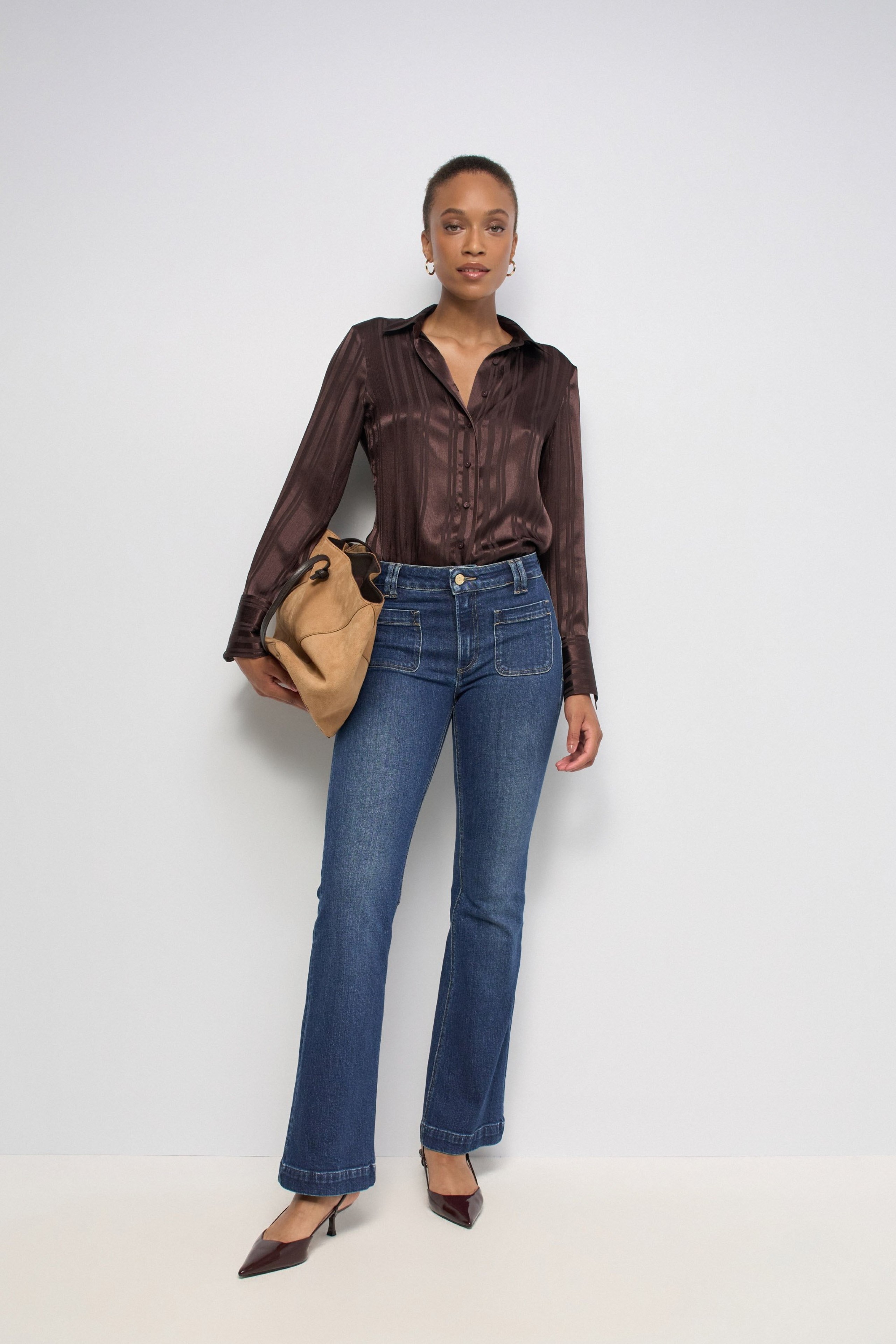 DESTINY PUSH UP FLARE JEANS