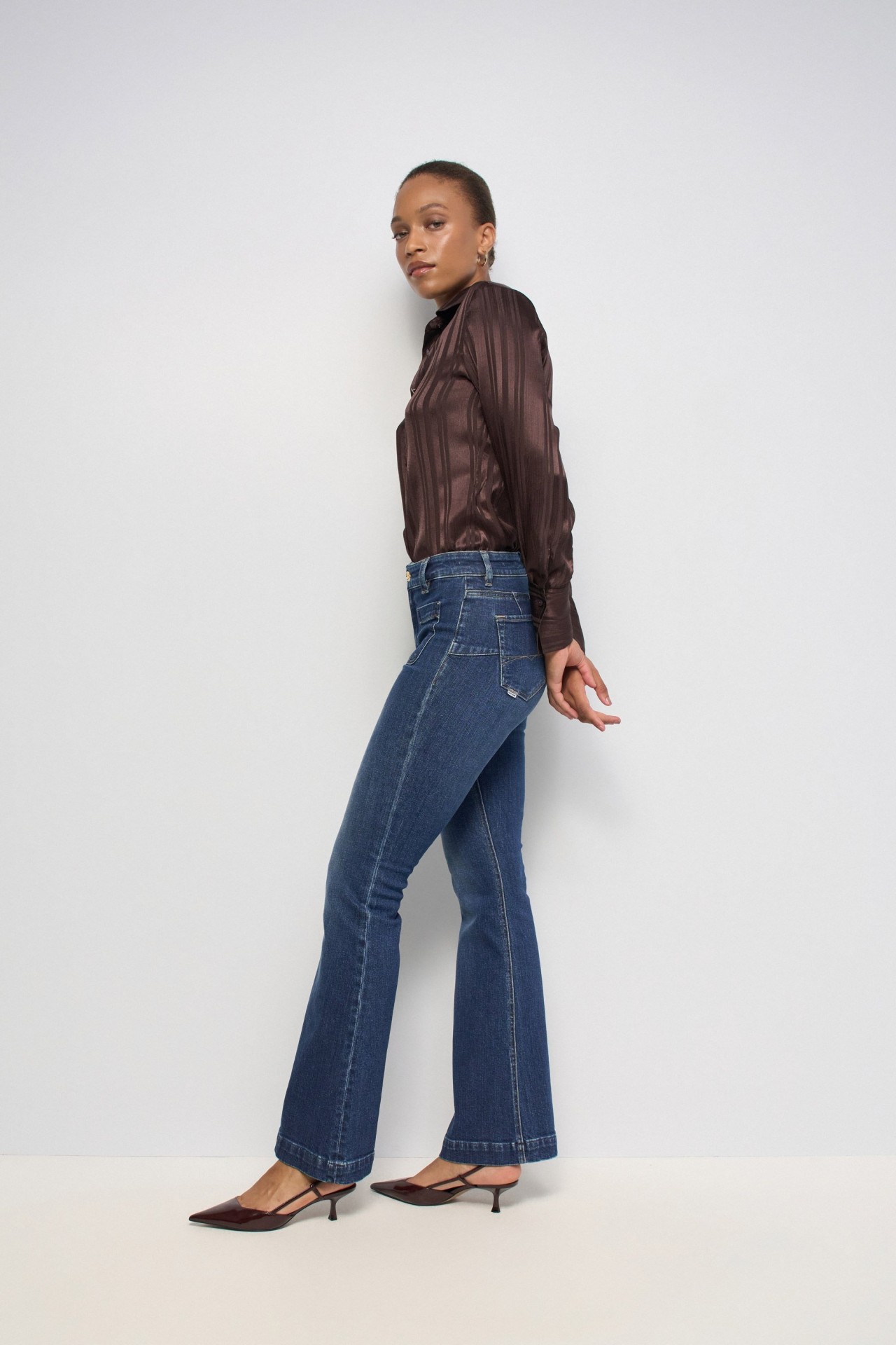 DESTINY PUSH UP FLARE JEANS