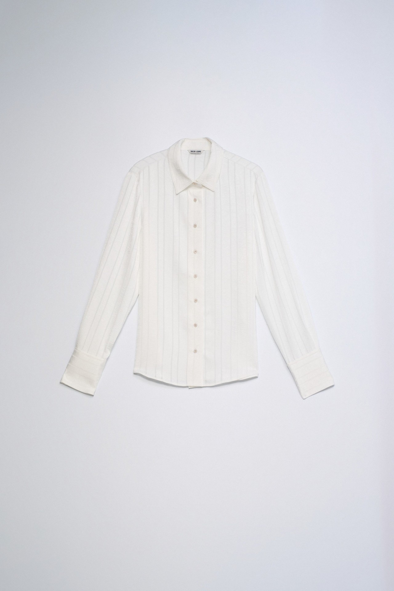 CAMISA SATINADA DE RAYAS