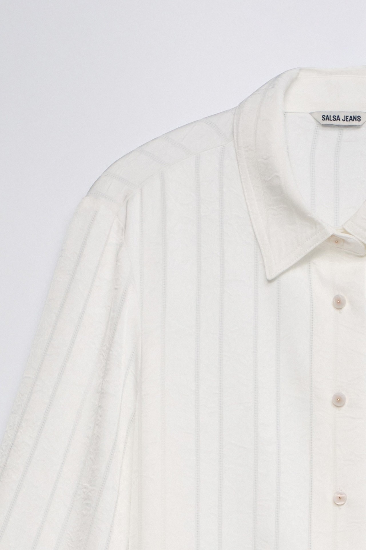 CAMISA SATINADA DE RAYAS