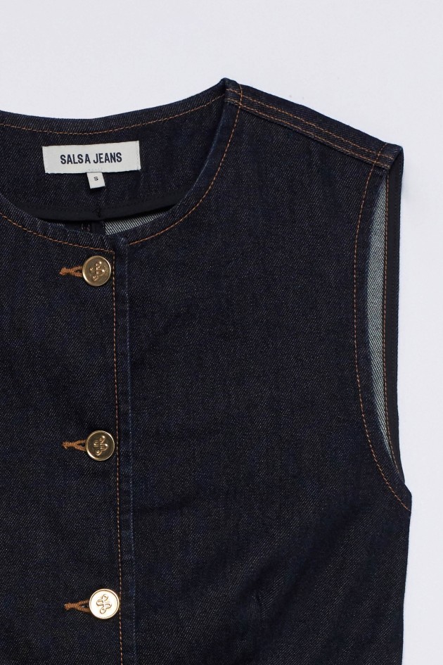 DENIM WAISTCOAT