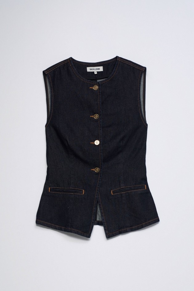 DENIM WAISTCOAT