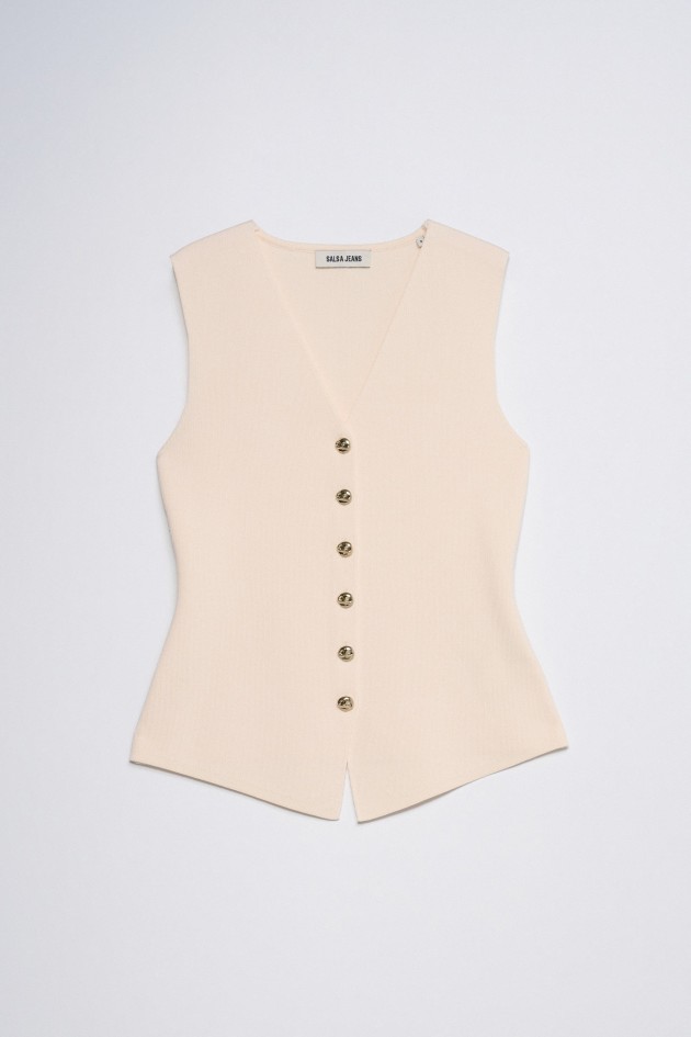 WAISTCOAT IN KNIT