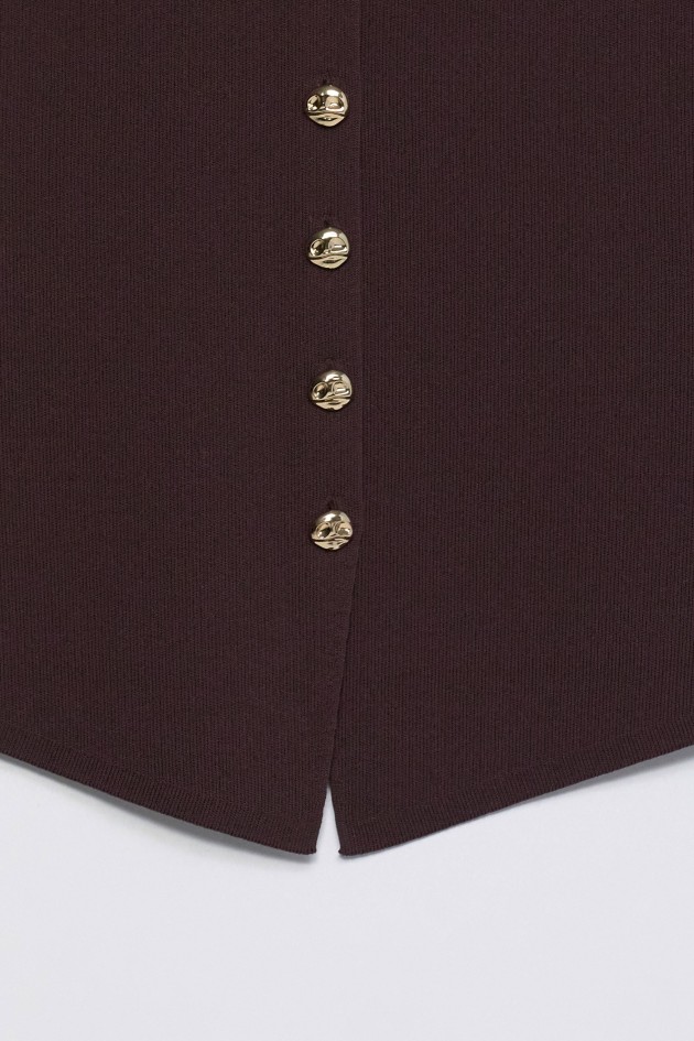 WAISTCOAT IN KNIT