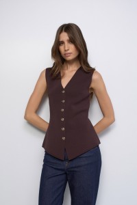 WAISTCOAT IN KNIT