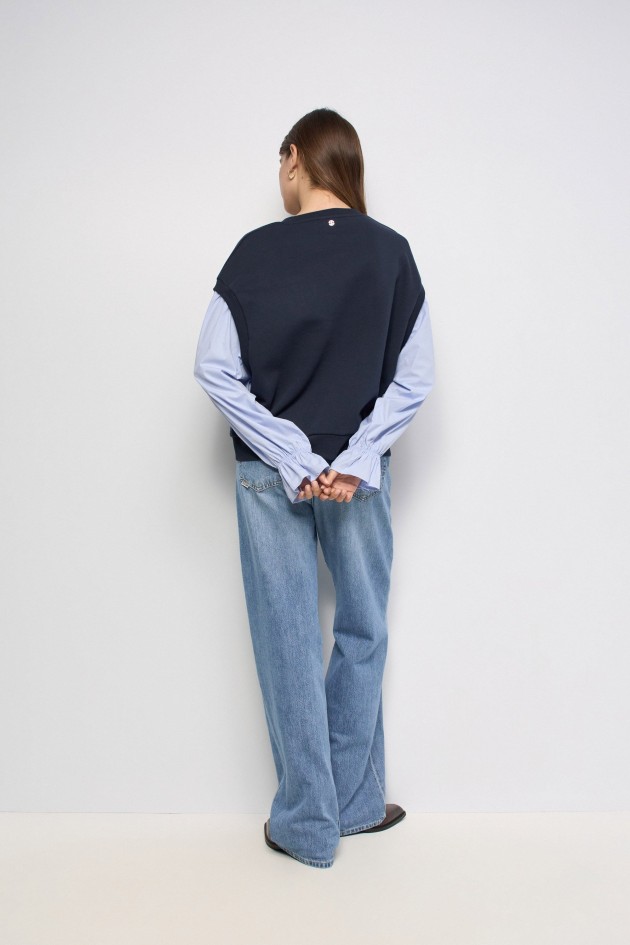 CAMISOLA COMBINADA COM CAMISA