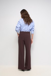 PANTALONES DE TEJIDO DE PIERNA WIDE