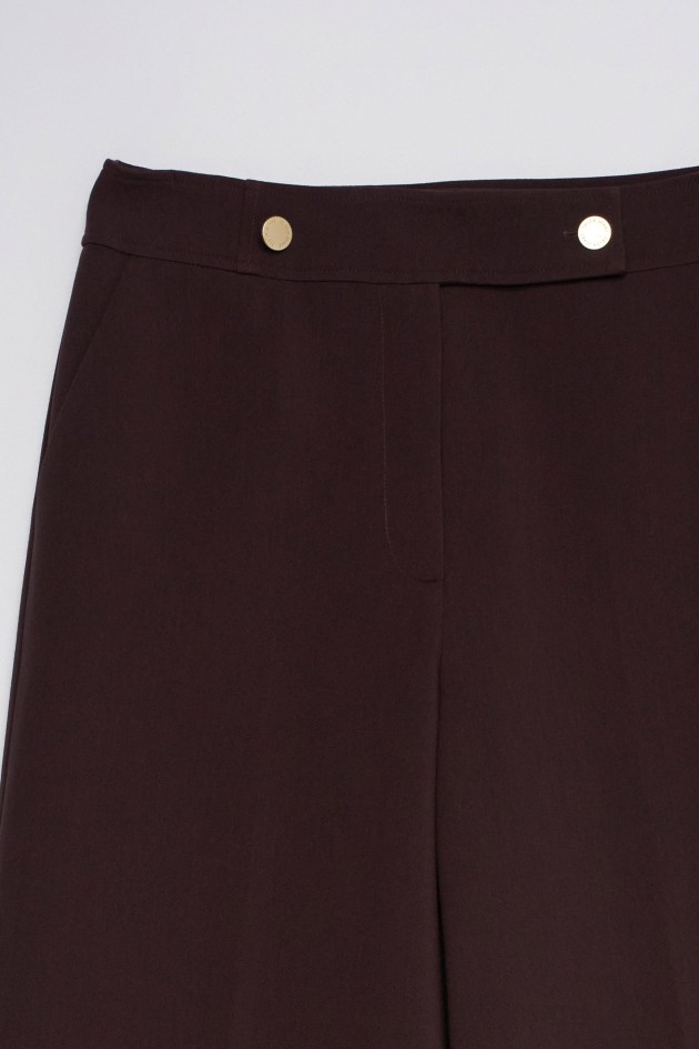 PANTALONES DE TEJIDO DE PIERNA WIDE