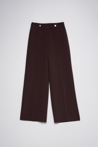 PANTALONES DE TEJIDO DE PIERNA WIDE