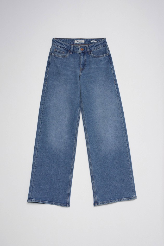LOW RISE WIDE JEANS