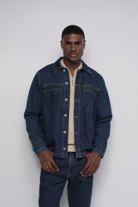 DENIM OVERSHIRT IN DENIM