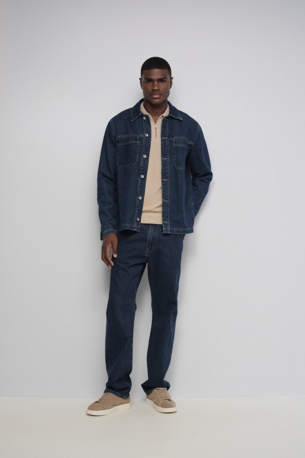 DENIM OVERSHIRT IN DENIM