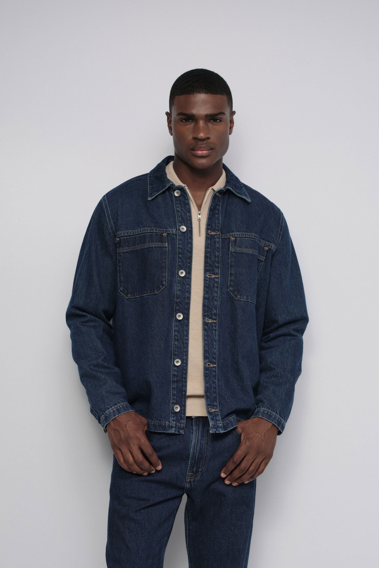 DENIM OVERSHIRT IN DENIM