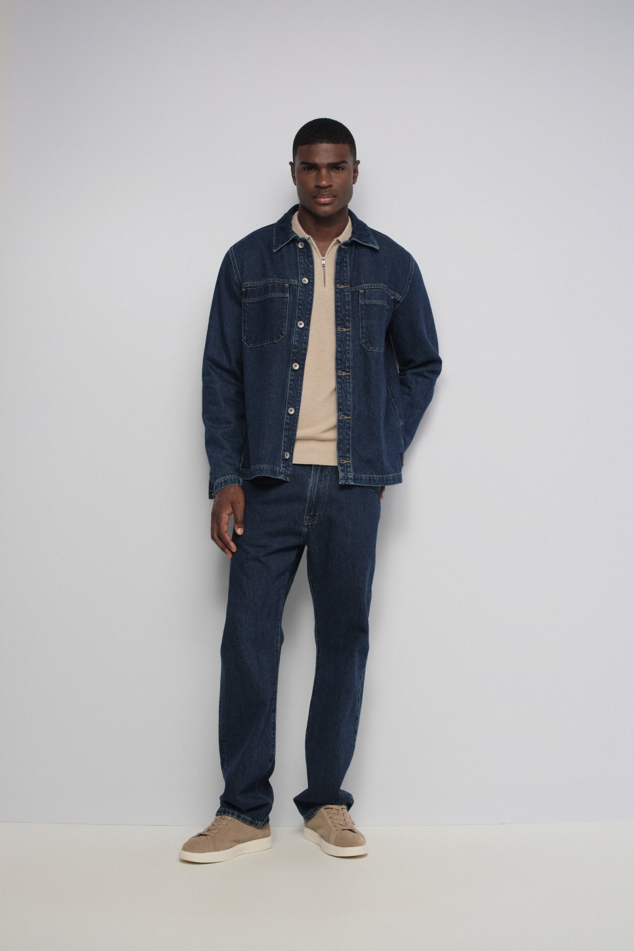 DENIM OVERSHIRT IN DENIM