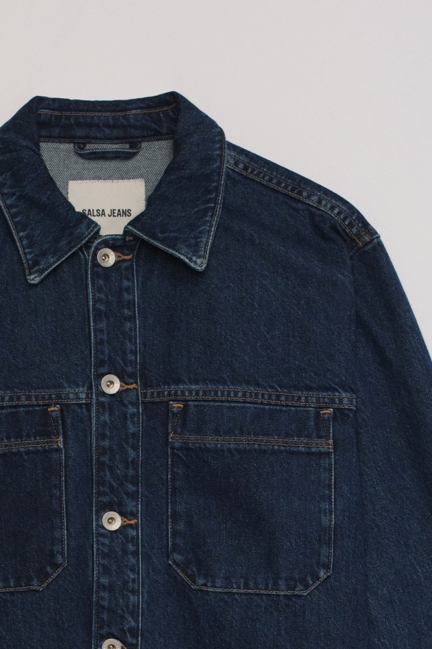 DENIM OVERSHIRT IN DENIM