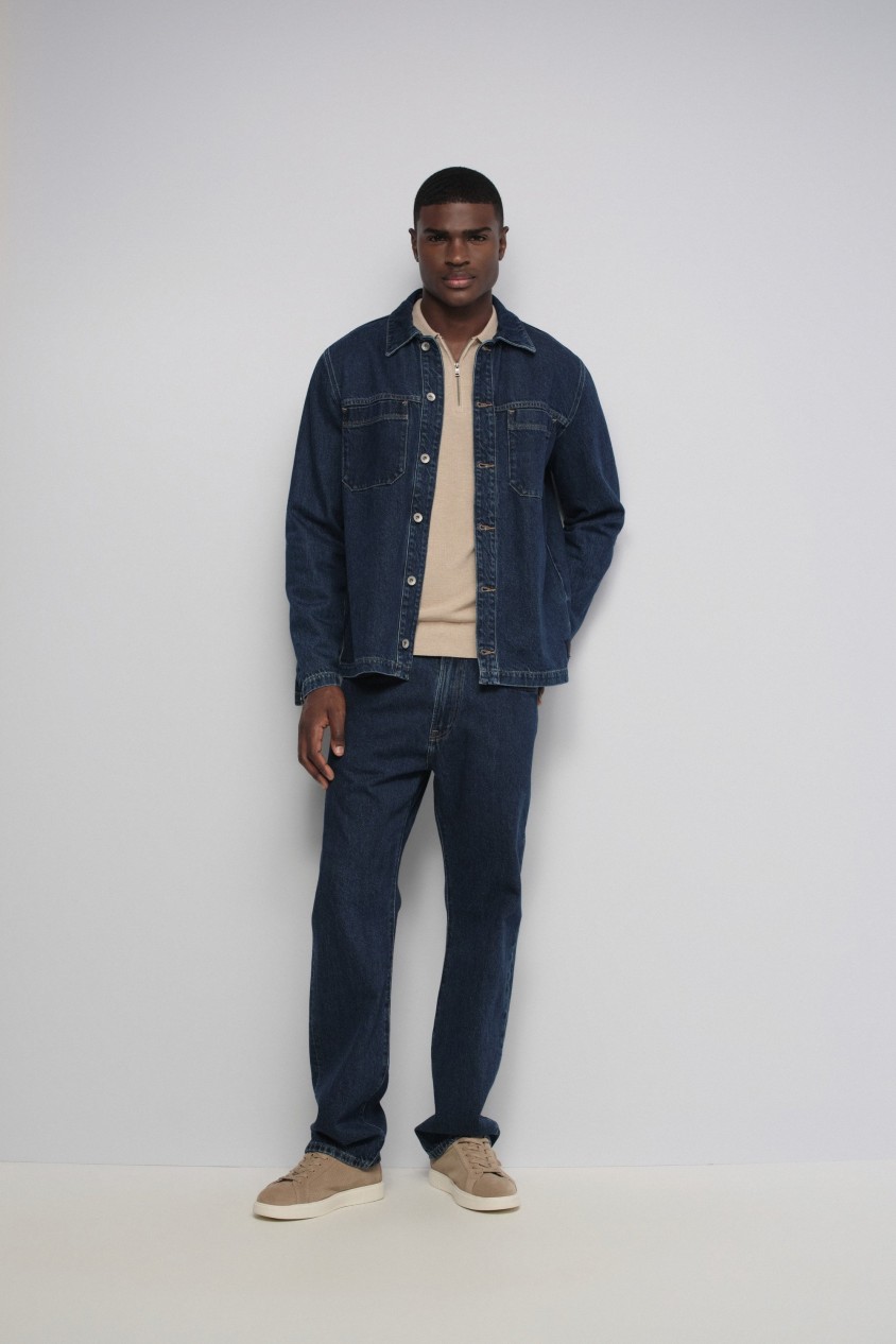 DENIM OVERSHIRT IN DENIM